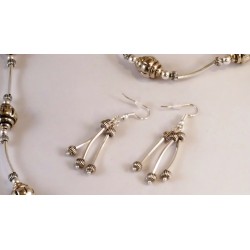 ‘Silver Bedaggled’ Collection Earrings (2nd of 2)